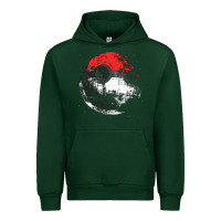 Forest Green poked to death  [tb] Urban Hoodie - linhVisuals