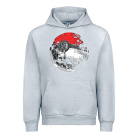 Heather Grey poked to death  [tb] Urban Hoodie - linhVisuals