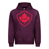 Mauve Wine rugby canada Urban Hoodie - linhVisuals