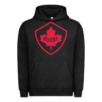 Pigment Black rugby canada Urban Hoodie - linhVisuals