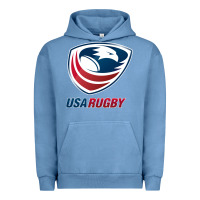 Pigment Pebble Blue usa rugby Urban Hoodie - linhVisuals