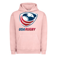 Pigment Salmon usa rugby Urban Hoodie - linhVisuals