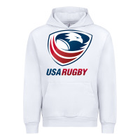 White usa rugby Urban Hoodie - linhVisuals