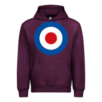 Mauve Wine suitable-the-who-target-worn Urban Hoodie - linhVisuals