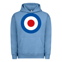 Pigment Pebble Blue suitable-the-who-target-worn Urban Hoodie - linhVisuals