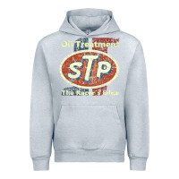 Heather Grey stp    nostalgia drag racing Urban Hoodie - linhVisuals