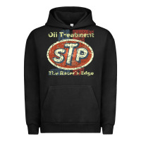 Pigment Black stp    nostalgia drag racing Urban Hoodie - linhVisuals