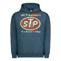Pigment Midnight Navy stp    nostalgia drag racing Urban Hoodie - linhVisuals
