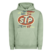 Pigment Oil Green stp    nostalgia drag racing Urban Hoodie - linhVisuals