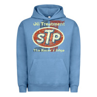 Pigment Pebble Blue stp    nostalgia drag racing Urban Hoodie - linhVisuals