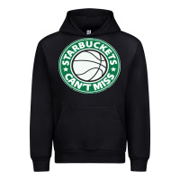 Black starbuckets can't Urban Hoodie - linhVisuals