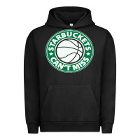 Pigment Black starbuckets can't Urban Hoodie - linhVisuals