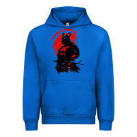 Cobalt samurai warrior Urban Hoodie - linhVisuals