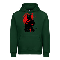 Forest Green samurai warrior Urban Hoodie - linhVisuals