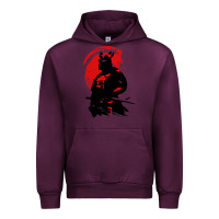 Mauve Wine samurai warrior Urban Hoodie - linhVisuals