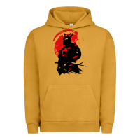 Pigment Peanut Butter samurai warrior Urban Hoodie - linhVisuals