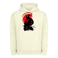 Pigment Pistachio samurai warrior Urban Hoodie - linhVisuals
