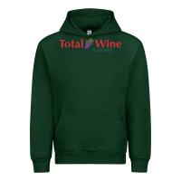 Forest Green total and wine & more   wine drinker Urban Hoodie - linhVisuals