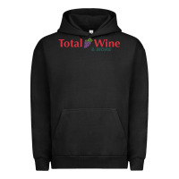 Pigment Black total and wine & more   wine drinker Urban Hoodie - linhVisuals