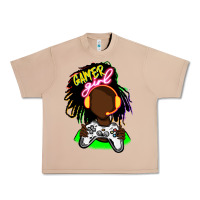 Burro black gamer girl Urban Heavy Tee - FaDigitalArtStudio