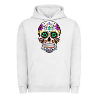Pigment Lunar Rock sugar skull Urban Hoodie - linhVisuals