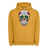 Pigment Peanut Butter sugar skull Urban Hoodie - linhVisuals