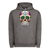 Pigment Tornado sugar skull Urban Hoodie - linhVisuals