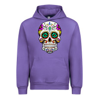 Tulip sugar skull Urban Hoodie - linhVisuals
