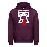 Mauve Wine philadelphia vintage liberty bell Urban Hoodie - linhVisuals