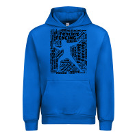 Cobalt fencing sport Urban Hoodie - linhVisuals
