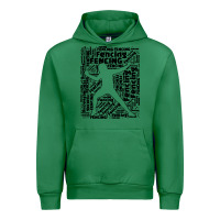 Emerald fencing sport Urban Hoodie - linhVisuals