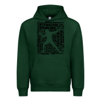Forest Green fencing sport Urban Hoodie - linhVisuals