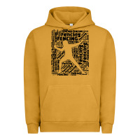 Pigment Peanut Butter fencing sport Urban Hoodie - linhVisuals