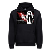 Black Marilyns angel with scabbed wings Urban Hoodie - linhVisuals