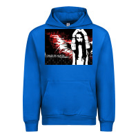 Cobalt Marilyns angel with scabbed wings Urban Hoodie - linhVisuals