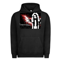 Pigment Black Marilyns angel with scabbed wings Urban Hoodie - linhVisuals