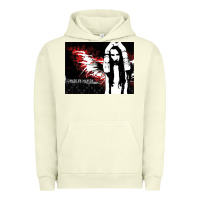 Pigment Pistachio Marilyns angel with scabbed wings Urban Hoodie - linhVisuals