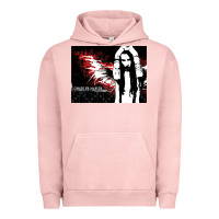 Pigment Salmon Marilyns angel with scabbed wings Urban Hoodie - linhVisuals