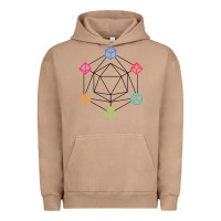 Pigment Burro minimal dnd Urban Hoodie - linhVisuals