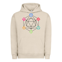 Pigment French Oak minimal dnd Urban Hoodie - linhVisuals
