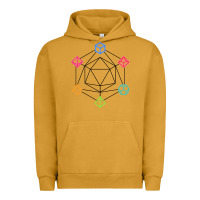 Pigment Peanut Butter minimal dnd Urban Hoodie - linhVisuals