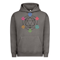 Pigment Tornado minimal dnd Urban Hoodie - linhVisuals