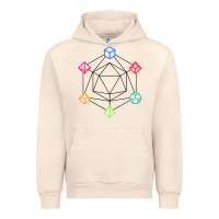 Sandshell minimal dnd Urban Hoodie - linhVisuals