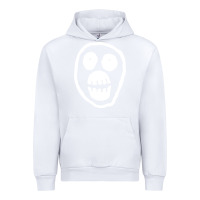White the mighty boosh monkey skull Urban Hoodie - linhVisuals