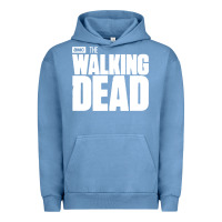 Pigment Pebble Blue the walking dead blood Urban Hoodie - linhVisuals