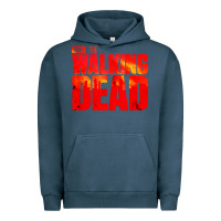 Pigment Midnight Navy the walking dead blood Urban Hoodie - linhVisuals