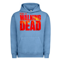 Pigment Pebble Blue the walking dead blood Urban Hoodie - linhVisuals