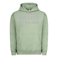 Pigment Oil Green the church has left the building Urban Hoodie - linhVisuals