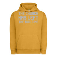 Pigment Peanut Butter the church has left the building Urban Hoodie - linhVisuals