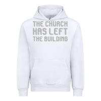 White the church has left the building Urban Hoodie - linhVisuals